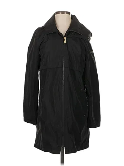 Pre-owned Via Spiga Raincoat In Black