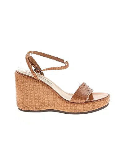 Pre-owned Via Spiga Sandals In Brown