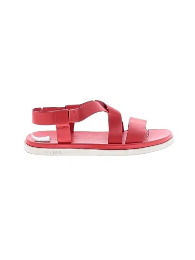 Pre-owned Via Spiga Sandals In Red