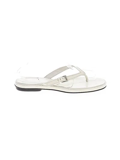 Pre-owned Via Spiga Sandals In White