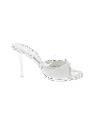 Pre-owned Via Spiga Sandals In White