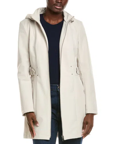 Via Spiga Softshell Coat In Neutral
