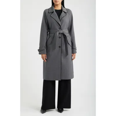 Via Spiga Stretch Gabardine Trench Coat In Multi