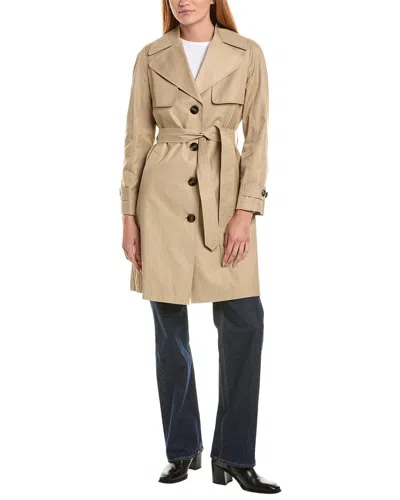 Via Spiga Trench Coat In Brown