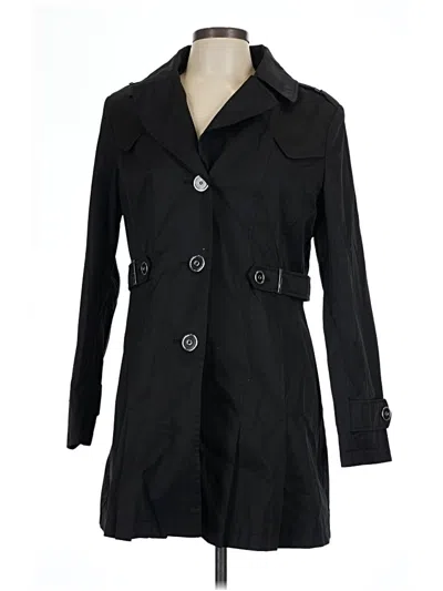 Pre-owned Via Spiga Trenchcoat In Black
