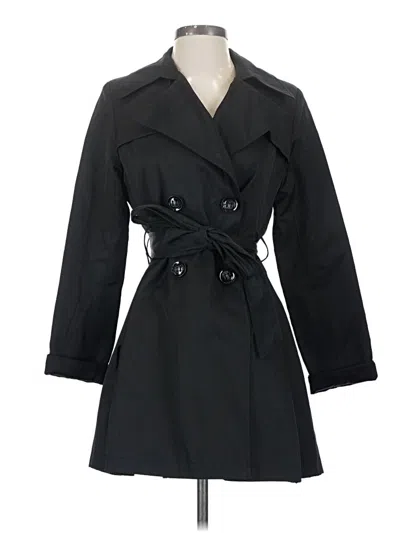 Pre-owned Via Spiga Trenchcoat In Black