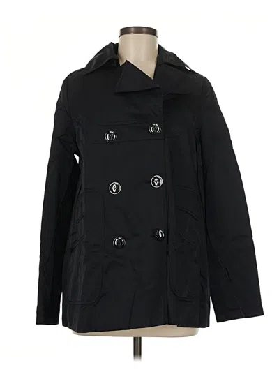 Pre-owned Via Spiga Trenchcoat In Black