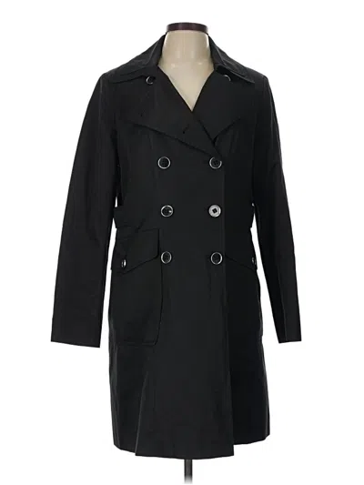 Pre-owned Via Spiga Trenchcoat In Black