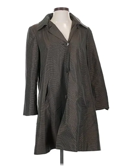 Pre-owned Via Spiga Trenchcoat In Gray