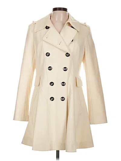 Pre-owned Via Spiga Trenchcoat In Ivory
