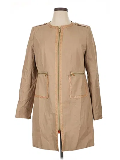 Pre-owned Via Spiga Trenchcoat In Tan