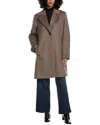 Via Spiga Walker Wool-blend Coat In Brown