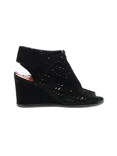Pre-owned Via Spiga Wedges In Black