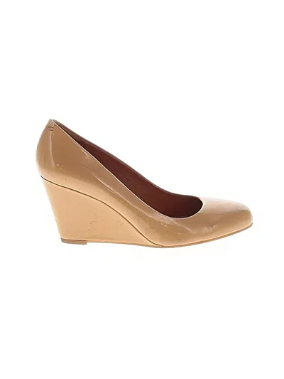 Pre-owned Via Spiga Wedges In Brown