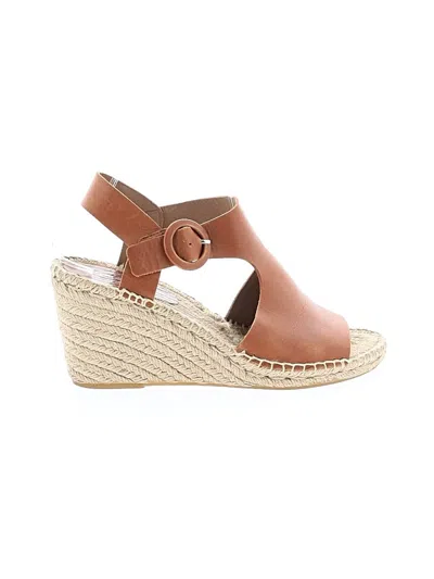 Pre-owned Via Spiga Wedges In Brown