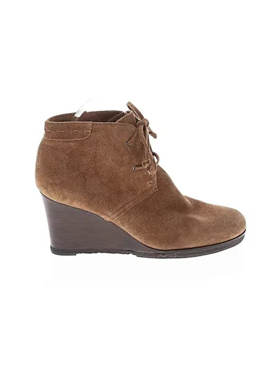 Pre-owned Via Spiga Wedges In Brown