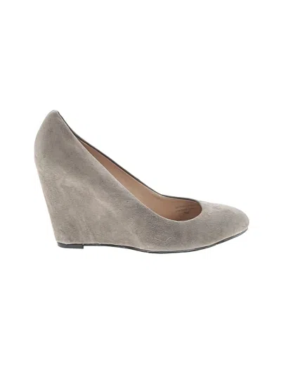 Pre-owned Via Spiga Wedges In Gray