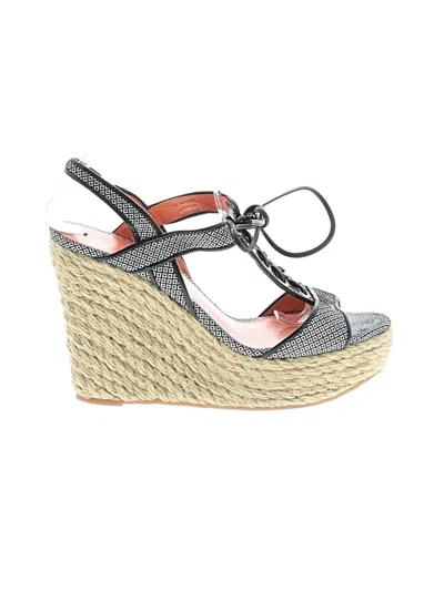 Pre-owned Via Spiga Wedges In Gray
