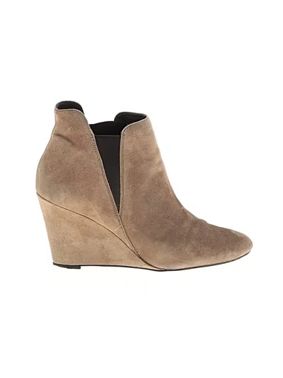 Pre-owned Via Spiga Wedges In Tan