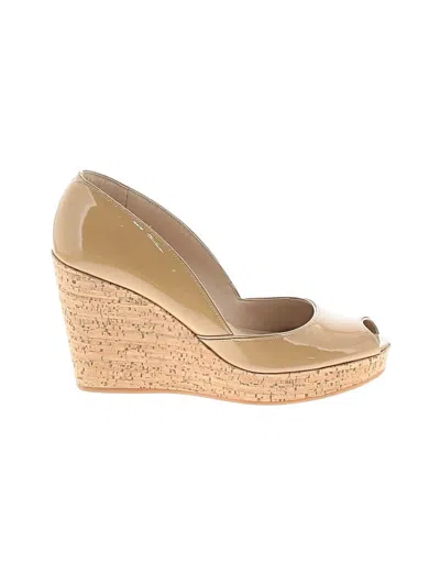Pre-owned Via Spiga Wedges In Tan