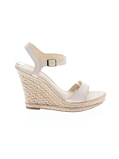 Pre-owned Via Spiga Wedges In White