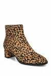 Via Spiga Women's Calf Hair Leather Animal Print Ankle Booties In Multicolor In Animal Print