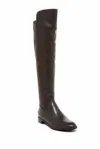 Via Spiga Women's Itala Leather Stretch Back Over The Knee Boots In Grey In Brown