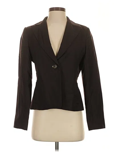 Pre-owned Via Spiga Wool Blazer Jacket In Brown