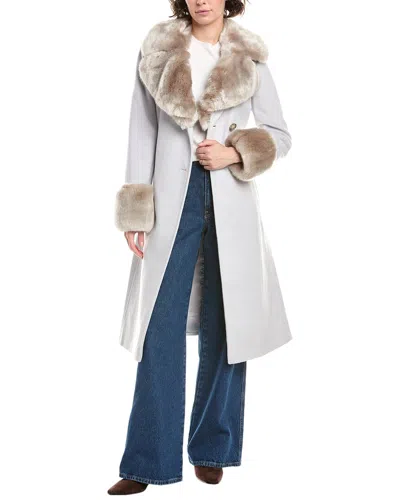 VIA SPIGA VIA SPIGA WOOL-BLEND BELTED COAT