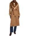 Via Spiga Wool-blend Coat In Brown