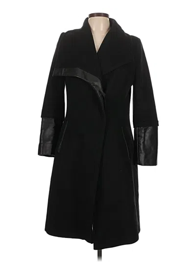 Pre-owned Via Spiga Wool Coat In Black