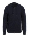 Viadeste Man Cardigan Midnight Blue Size 48 Cotton