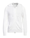Viadeste Man Cardigan White Size 46 Cotton