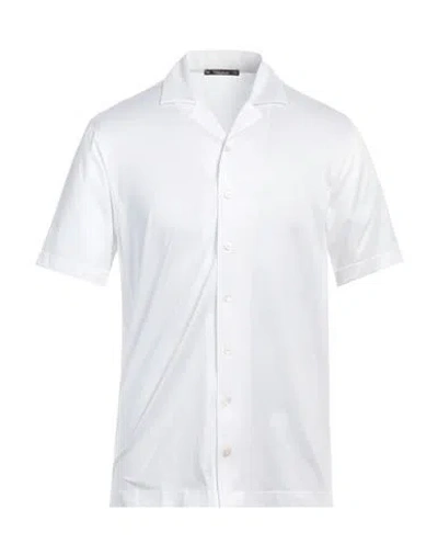 Viadeste Man Shirt White Size 42 Cotton