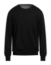 Viadeste Man Sweater Black Size 50 Cashmere, Silk