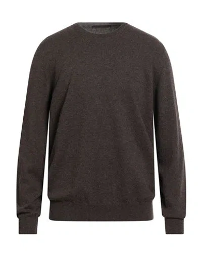 Viadeste Man Sweater Dark Brown Size 46 Cashmere
