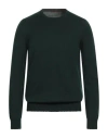 Viadeste Man Sweater Dark Green Size 48 Virgin Wool In Green