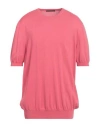 Viadeste Man Sweater Fuchsia Size 50 Cotton