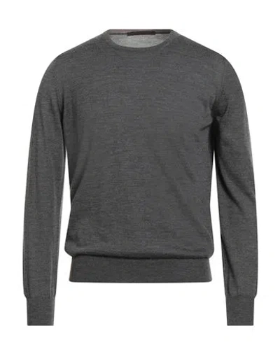 Viadeste Man Sweater Grey Size 46 Cashmere, Silk In Gray