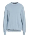 Viadeste Man Sweater Light Blue Size 50 Cotton