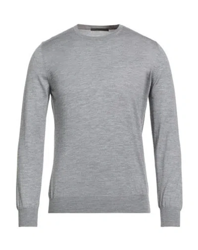 Viadeste Man Sweater Light Grey Size 50 Cashmere, Silk In Gray