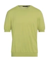 Viadeste Man Sweater Lime Green Size 50 Cotton