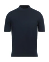 Viadeste Man Sweater Midnight Blue Size 48 Cotton In Blue