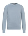 Viadeste Man Sweater Sky Blue Size 50 Cotton