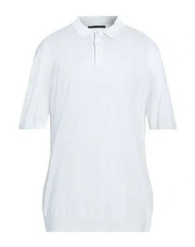 Viadeste Man Sweater White Size 50 Cotton