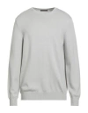 Viadeste Per Anteprima Man Sweater Light Grey Size 50 Virgin Wool In Gray