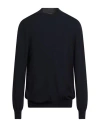 Viadeste Per Anteprima Man Sweater Midnight Blue Size 50 Virgin Wool In Black