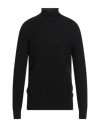 Viadeste Per Anteprima Man Turtleneck Black Size 46 Virgin Wool In Black