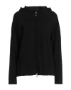 Viadeste Woman Cardigan Black Size 12 Cotton