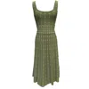 Viavai Women's Rose Gold / Green Patsy Top And Skirt "dress Set" In Olive In Green/rose Gold